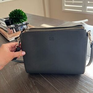 Lo and Sons Crossbody Pearl (Dark Gray)